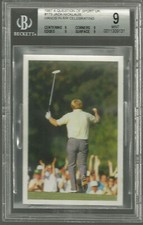 1987 A Question Of Sport Jack Nicklaus Golf Card #173 BGS 9 X 4 MINT RARE