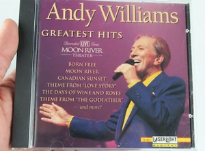 ANDY WILLIAMS GREATEST HITS LASERLIGHT MOON RIVER MUSIC CD *QUICK SHIP - Picture 1 of 2