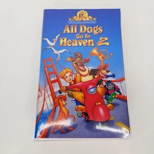 MGM All Dogs Go to Heaven 2 VHS Clamshell Cartoon Animated - Foto 1 di 4