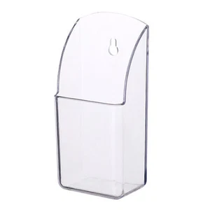 TV Air Conditioner Remote Control Holder Case Acrylic Wall Mount Storage Box - Picture 1 of 8