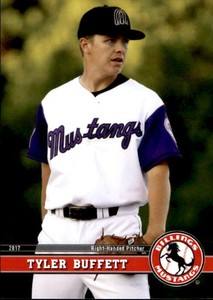 2017 Billings Mustangs Grandstand 6 Tyler Buffett Albuquerque New Mexico NM Card