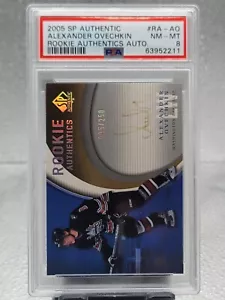 2005-06 SP Autentica Alexander Ovechkin Rookie Auto 5/250! PSA 8! - Foto 1 di 2