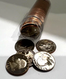 ROLL 1980 S Washington Quarter PROOF from PROOF Set #1 - Picture 1 of 1