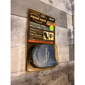 Swing Sock Golf Performance Weight Right Hand Fits Drivers Headcover Blue - Picture 1 of 3