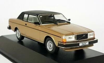 Atlas 1/43 - Volvo 262C Bertone Gold / Black Diecast Model Car - Image 1 of 4
