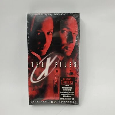 The X-Files Movie Fight the Future New Sealed VHS 1998 Vintage FBI Aliens Sci-Fi - Image 1 of 4