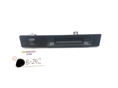 2016-2024 VOLVO XC90 REAR TRUNK LIFTGATE RELEASE OPEN HANDLE W/ CAMERA OEM - Image 1 of 4