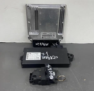 OEM BMW X1 320i N46B20 ENGINE CONTROL UNIT ECU SET DME 7628656 BOSCH - Picture 1 of 19