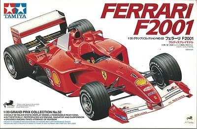 TAMIYA 1:20 KIT AUTO F1 FERRARI  F2001 GRAND PRIX COLLECTION N. 52  ART 20052 - Immagine 1 di 2