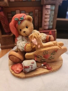 Cherished Teddies 141127 Ginger - Painting Your Holidays Santa's Workshop Helper - Bild 1 von 4