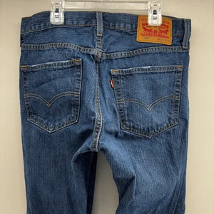Levi's 559 Jeans Herren 32x34 Straight Leg Mid Rise Five Pockets Denim Stretch Blau - Bild 1 von 11