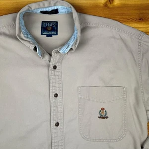 Vintage Chaps Ralph Lauren L Twill Langarm Button Down Hemd Crown Crest Preppy - Bild 1 von 8
