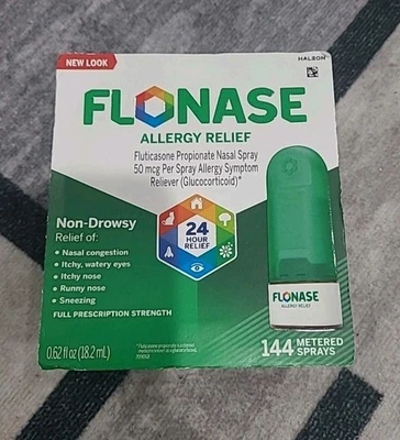 Flonase Allergy Relief spray nasal não sonolento 144 sprays medidos validade 05/2026+ D* - Imagem 1 de 3