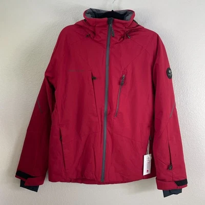NEW Obermeyer Mens Small Raze Jacket Rustic Red Alpine Series Winter Ski Coat - Image 1 of 4