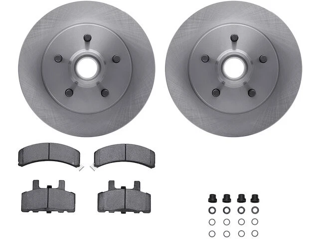 Front Brake Pad and Rotor Kit For 1995-1999 GMC C1500 1996 1997 1998 JC842VM - Imagem 1 de 1