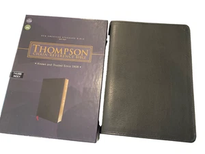 NASB Thompson Chain Reference Bible Black Bonded Leather 1977 Text - Bild 1 von 18