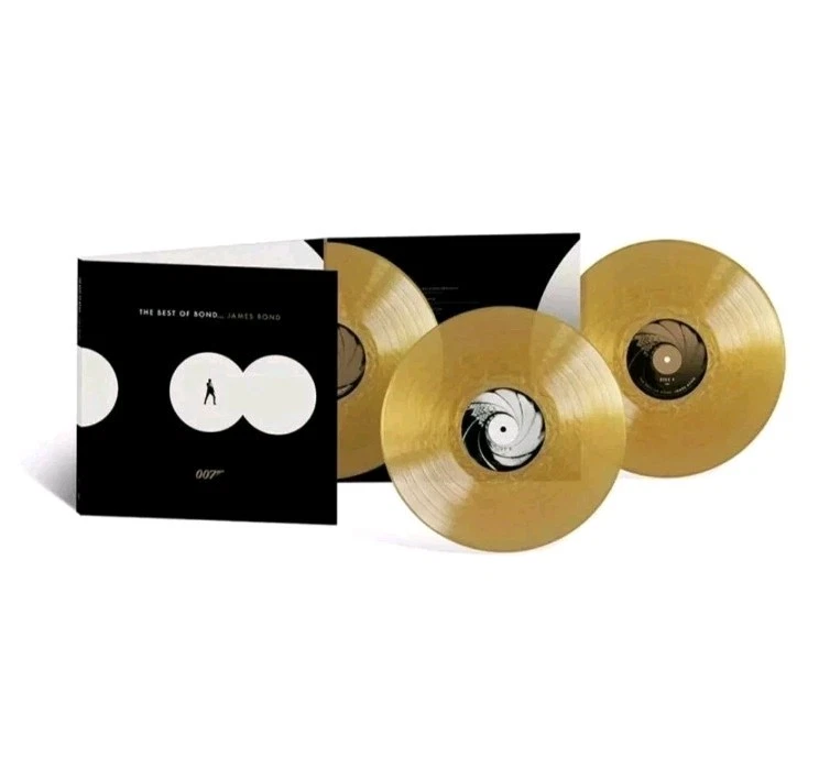 THE BEST OF BOND, JAMES BOND 007 Limited Rare Gold Vinyl 3xLP NEW Record #0642 - Image 1 of 4