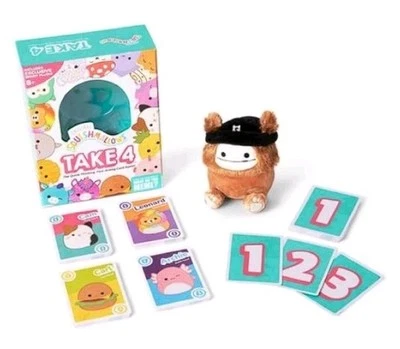 New Sealed What Do You Meme? TAKE 4 Squishmallows Card Game w/Exclusive Plush - Image 1 of 4