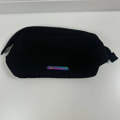 Aimee Kestenberg Women's Black Nylon Zipper Puffer Makeup Travel Bag/Pouch - Image 1 of 4