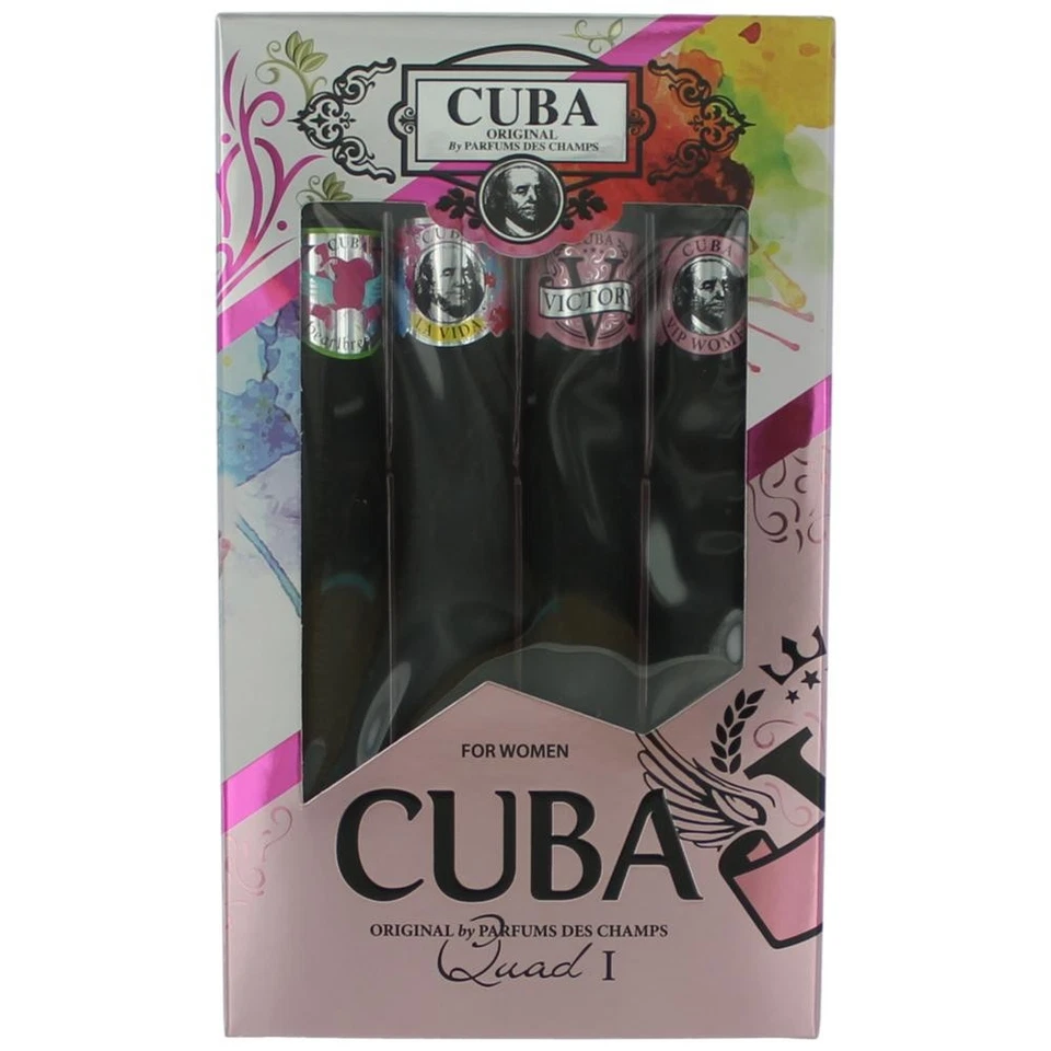 Cuba Quad I de Cuba, Juego de regalo de 4 piezas para mujer Foto 1 de 1