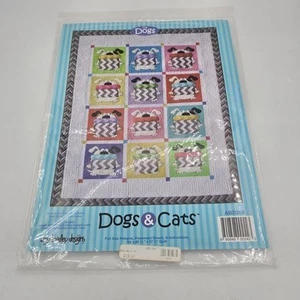 Patrón de edredón para perros y gatos Amy Bradley Designs 2 patrones sin cortar ABD266 - Imagen 1 de 8