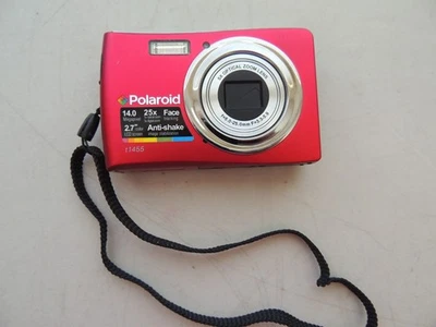 Polaroid T1455 14.0MP Digital Camera w Battery & Charger, Manual, Software & Box - Image 1 of 4