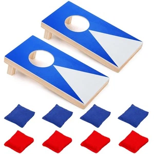 Coloch Tabletop Mini Corn Hole Bean Bag Toss Game, Wooden Portable Mini Cornh... - Picture 1 of 7