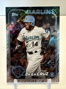 2024 Topps 582 Montgomery Club #215 Bryan De La Cruz Miami Marlins - Picture 1 of 2