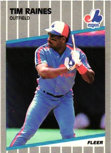 1989 Fleer - Tim Raines #391 - Picture 1 of 2
