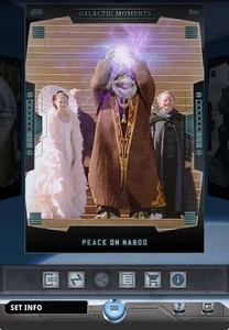 Topps Star Wars Card Trader 2025 Galactic Moments S3 - Peace on Naboo - Bild 1 von 1