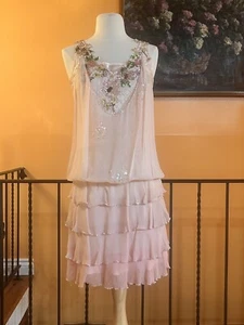 Moiselle Dress Pink Silk - Picture 1 of 6