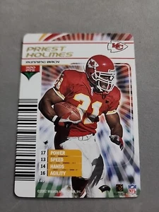 WOTC NFL SHOWDOWN 2003 PRIEST HOLMES BASE CONJUNTO TARJETA DE ALUMINIO #149 - Imagen 1 de 2