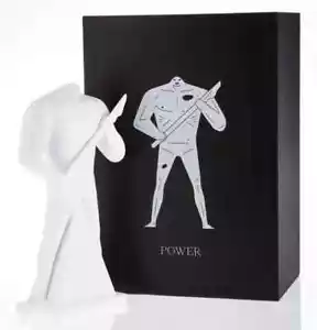 Cleon Peterson Tall Man Power Sculpture NIB-White Only 500 Made Fast Shipping! - Picture 1 of 2