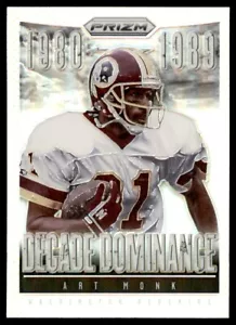 2013 Panini Prizm Decade Dominance Art Monk Washington Redskins #12 Insert, - Picture 1 of 2