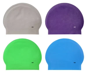 Gorra CHEX Látex Lisa Niños Niños Niñas Natación Natación Verde Plata Azul Púrpura - Imagen 1 de 5