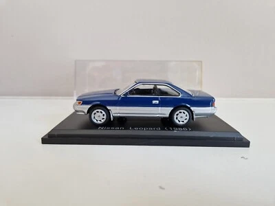 Hachette Norev 1/43 Nissan Leopard - blu - 1988 - Immagine 1 di 4