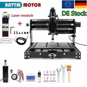 【ES】CNC 3020 Plus 500W GRBL Grabado Fresado Corte Metal + Láser 40W - Imagen 1 de 10