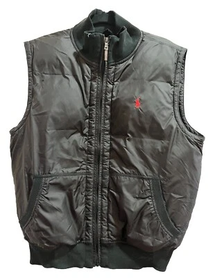 Polo Ralph Lauren Men’s Large Down Filled Puffer Vest Full Zip Winter Preppy - Image 1 of 4