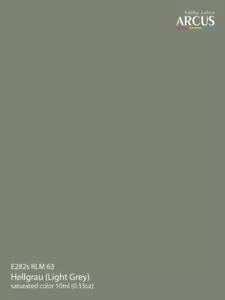 Arcus A282 Acrylfarbe RLM 63 Hellgrau (hellgrau) gesättigte Farbe 10ml. - Bild 1 von 1