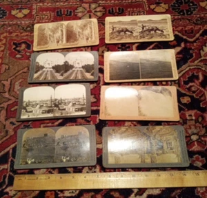 Lote Tarjetas Stereoview India Nueva Zelanda Filipinas Atenas Grecia Mónaco - Imagen 1 de 11