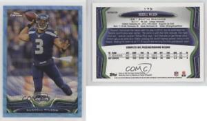 2013 Topps Chrome Blue Wave Refractor Russell Wilson #175