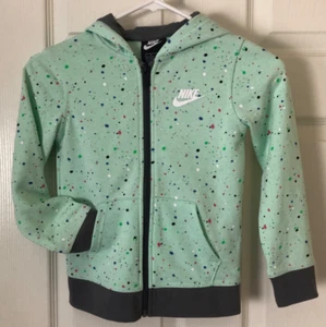 Nike Kids Full-Zip Hoodie - Splatter Print - Size 6 (5-6 yrs) 110-116 CM - Picture 1 of 5