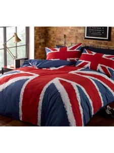 UNION JACK FLAGGE DOPPELBETTBEZUG SET UK ENGLAND BETTWÄSCHE - Bild 1 von 4
