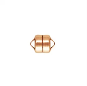 14k Rose Gold Filled 5.5mm Magnetic Clasp 1pc – Strong Closure for DIY Jewelry - Picture 1 of 1