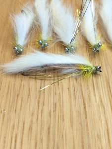 Fly Fishing,trout flies(π¦Mini Snake,Yellow Dancer π¦)πX 6 Barblessπππ§΅πππ - Picture 1 of 2