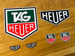 Tag Heuer 6 Piece Sticker Motorsport Youngtimer Retro Tuning OEM Se33