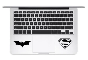 Batman VS Superman Superhero Marvel Decal Trackpad Keyboard Macbook Laptop Vinyl - Picture 1 of 1