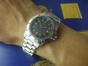 VINTAGE SWISS ORIS SS 200M DIVERS REF.7457 AUTOMATIC MENS WATCH 34MM - Picture 1 of 19