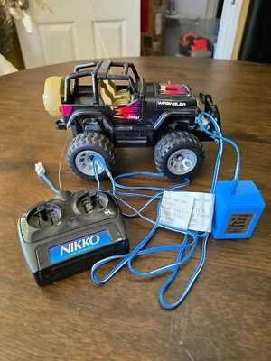Vintage NIKKO Jeep Wrangler RC Includes Original Remote & Battery Good Shape - Image 1 of 4