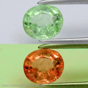 ★★ RARE !! TOURMALINE CHROME DU MOZAMBIQUE : 4.3 mm x 3.7 mm ★★ P488.129t - Imagen 1 de 1